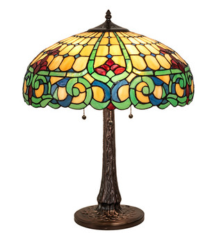 Duffner & Kimberly Colonial Three Light Table Lamp in Mahogany Bronze (57|242088)