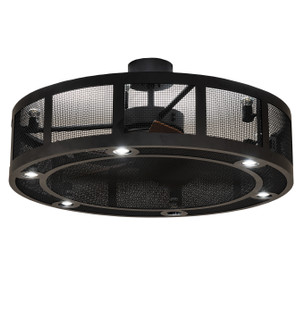Paloma Golpe 12 Light Chandel-Air in Matte Black (57|240754)