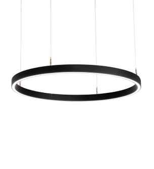 Anillo Halo LED Pendant in Black Metal (57|240150)