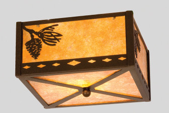 Balsam Pine Two Light Flushmount in Cafe Noir (57|23986)