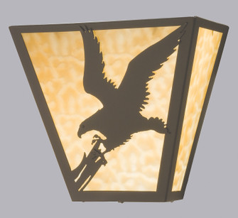 Strike Of The Eagle Two Light Wall Sconce in Timeless Bronze (57|23952)