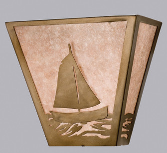 Sailboat Two Light Wall Sconce in Antique Copper (57|23908)