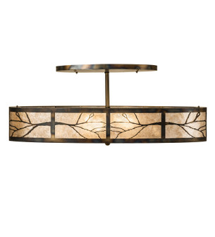 Branches Six Light Pendant in Dark Burnished Antique Copper (57|239033)