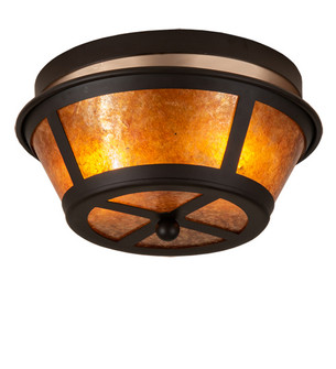 Craftsman Two Light Flushmount in Oil Rubbed Bronze (57|238880)
