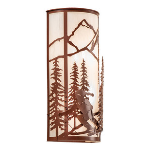 Alpine Two Light Wall Sconce in Rust (57|238690)