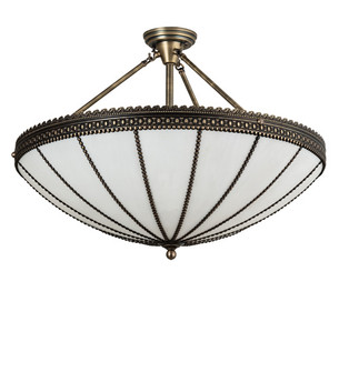 Shansky Four Light Semi-flushmount in Antique Brass (57|238130)