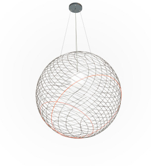 Geosphere LED Pendant in Stainless Steel/Nitro Orange/Phosphate Prime (57|238114)