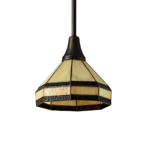 Topridge One Light Mini Pendant in Craftsman Brown (57|236479)