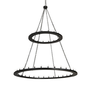 Loxley 48 Light Chandelier in Textured Black (57|236362)