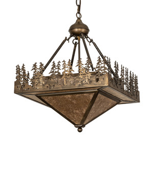 Pine Lake Four Light Pendant in Antique Copper (57|236054)