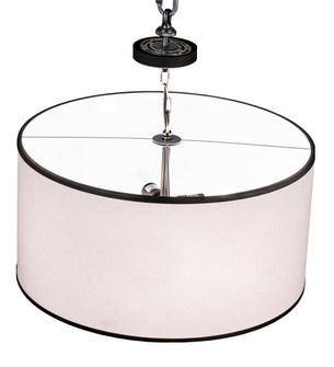 Cilindro Textrene LED Pendant in Gilded Tobacco/Polished Nickel (57|235928)
