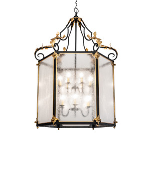 Ganser 12 Light Pendant in Black Metal (57|234527)