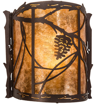 Whispering Pines One Light Wall Sconce in Mahogany Bronze (57|234454)