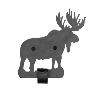 Moose Coat Rack in Textured Black (57|23381)