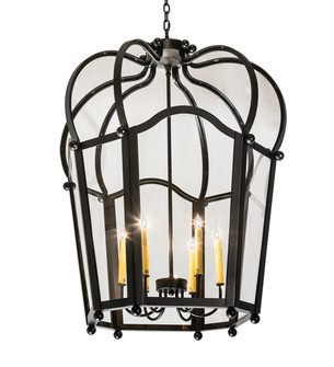 Citadel Six Light Pendant in Black Metal (57|233011)