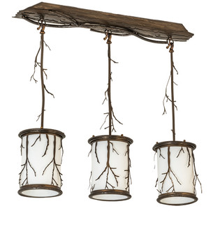 Branches Three Light Pendant in Antique Copper (57|232925)