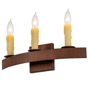 Lakeshore Three Light Wall Sconce in Rust (57|232159)