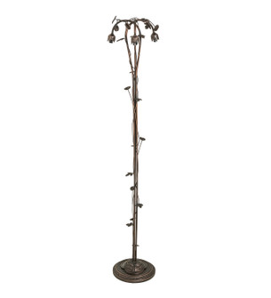 Pond Lily Three Light Floor Base in Mahogany Bronze (57|23175)