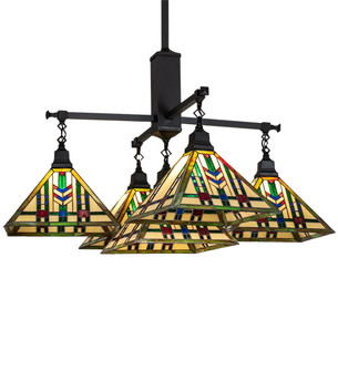 Prairie Wheat Five Light Chandelier in Craftsman Brown (57|231684)