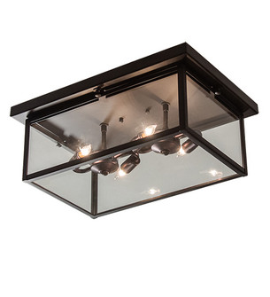 Mission Four Light Flushmount in Oil Rubbed Bronze (57|231566) Mission Four Light Flushmount in Oil Rubbed Bronze (57|231566)