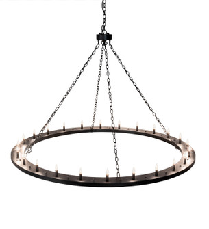 Loxley 24 Light Chandelier in Textured Black (57|231316)