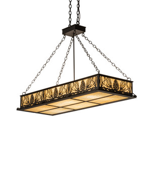 Mountain Pine Eight Light Pendant in Oil Rubbed Bronze (57|231204)