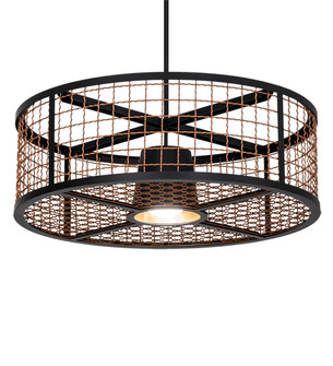 Paloma Golpe LED Pendant in Flat Black, Metallic Bronze, And Gold Metallic (57|230966)