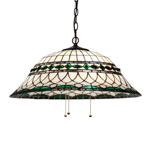 Tiffany Roman Three Light Pendant in Mahogany Bronze (57|230950)