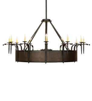Costello 12 Light Chandel-Air in Costello Black/Blackened Copper (57|230833)