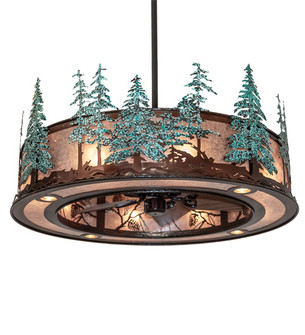Tall Pines 16 Light Chandel-Air in Oiled Bronze//Dark Oak Blades (57|230672)