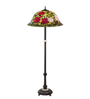 Tiffany Rosebush Three Light Floor Lamp in Mahogany Bronze (57|229110)
