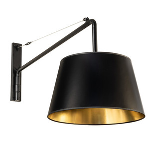 Cilindro One Light Swing Arm Wall Sconce in Matte Black (57|229057)