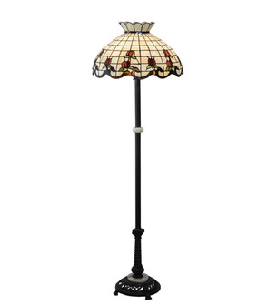 Roseborder Three Light Floor Lamp in Mahogany Bronze (57|228514)