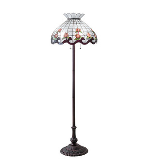 Roseborder Three Light Floor Lamp in Mahogany Bronze (57|228096)