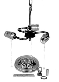 Personalized Three Light Fixture Hardware in Mahogany Bronze (57|22778)