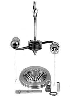 Pendant Hardware Two Light Lamp Base And Fixture Hardware (57|22777)