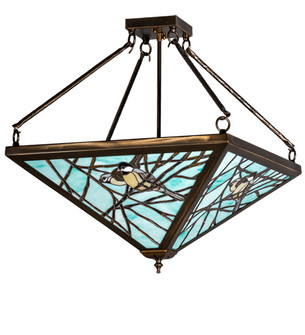 Backyard Friends LED Semi Flush Mount in Antique Copper (57|226782) Backyard Friends LED Semi Flush Mount in Antique Copper (57|226782)