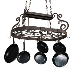 Neo Two Light Pot Rack in Copper Rust (57|226654)