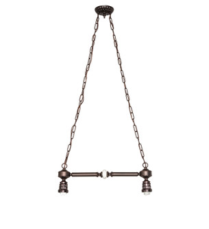 Victorian Two Light Bar in Mahogany Bronze (57|22642)