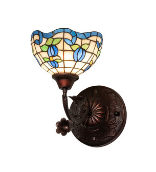 Roseborder One Light Wall Sconce in Mahogany Bronze (57|225837)