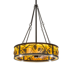 Whispering Pines LED Chandel-Air in Oil Rubbed Bronze Oiled Bronze//Dark Oak Blades (57|224752)