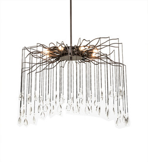 Aranha Eight Light Chandelier in Dark Bronze (57|224475)