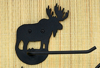 Moose Paper Holder in Textured Black (57|22396)