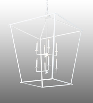 Kitzi Eight Light Pendant in Matte White (57|223475)