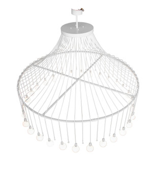 Alva 30 Light Chandelier in Gloss White (57|223438)