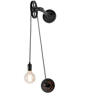 Alva One Light Wall Sconce in Oxidized Steel (57|221343)