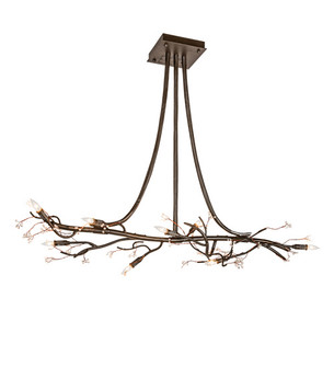 Winter Solstice Eight Light Chandelier in Craftsman Brown (57|221125)