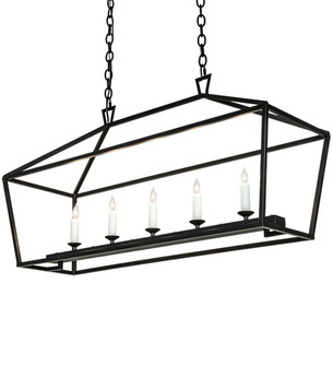 Kitzi Five Light Pendant in Solar Black (57|219935)