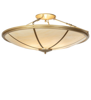 Commerce Eight Light Semi-Flushmount in Gold Metallic (57|219646)