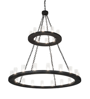 Loxley 28 Light Chandelier in Wrinkle Black (57|219493)